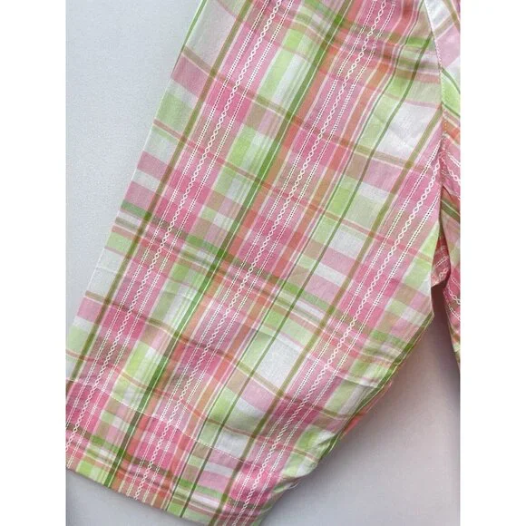 ALFRED DUNNER MIAMI BEACH WOMEN'S 3/4 Sleeve Fit Button-Down Shirt 3X - Picture 16 of 16